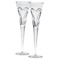 thumbnail image 1 of Waterford Wishes "Love & Romance" Toasting Flutes, Pair, 1 of 1