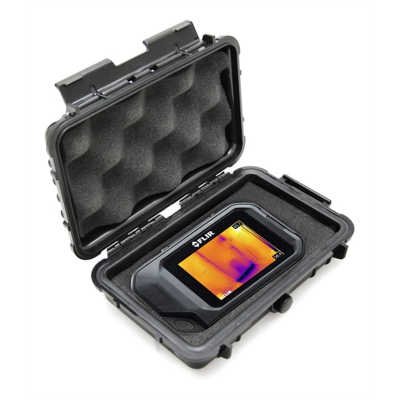 CASEMATIX Waterproof Hard Case for FLIR C5 C2 C3 & Compact Thermal Imagers, Crushproof Case Only