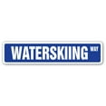 thumbnail image 1 of WATERSKIING Street Sign waterski skies watersports waterskis skiing | Indoor/Outdoor |  24" Wide, 1 of 5