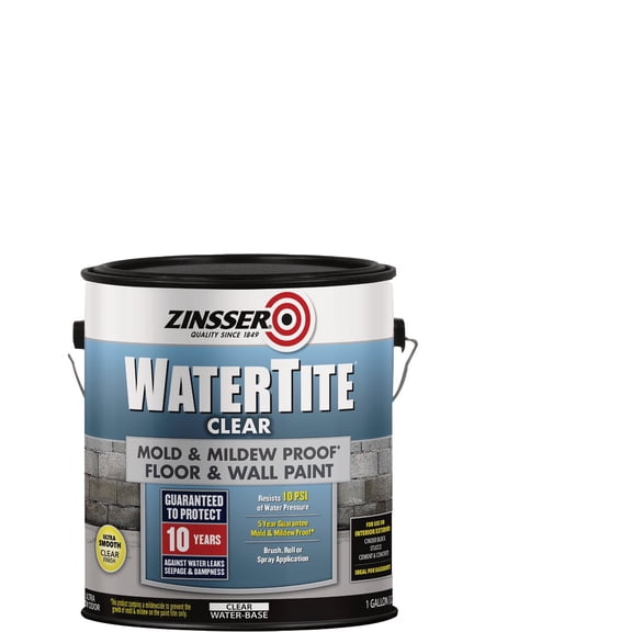 Testors Watertite Waterproofing Paint - Clear Waterproof Paint  Interior & Exterior Use, Professional Finish