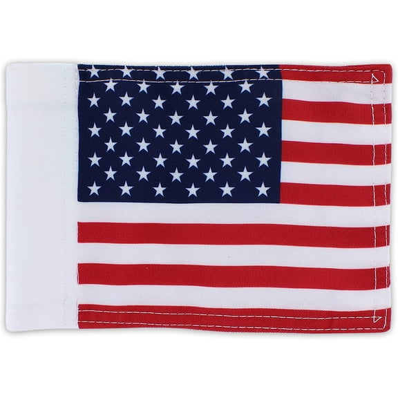 WATSY American USA Golf Flag 8x6 Inch For Flagstick Double Sided Mini Putting Green Flags For Backyard Outdoor Patio Home Training Mini Golf