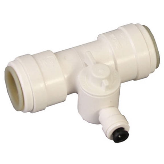 WATTS BRASS & TUBULAR 1/2 x 1/2 x 1/4-Inch Ice Maker Valve P-667