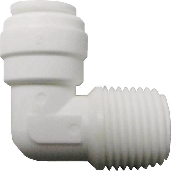 WATTS BRASS & TUBULAR #PL-3009 1/4x1/4MPT QC Elbow