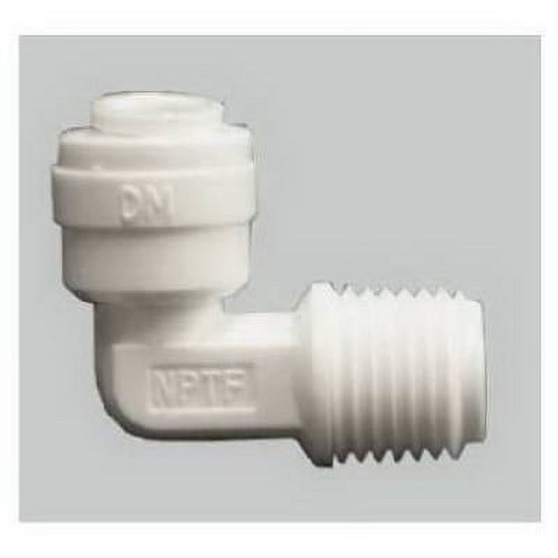 WATTS PEX Pipe Fitting, Quick Connect Elbow, 1/4 OD x 1/4In. MPT 5