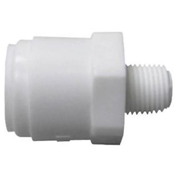 Cash Acme Adapter PL-3005 AquaLock 1/4" Push Male - Aqua Lock Fitting - 1 Pack