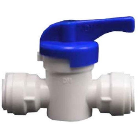 WATTS fit Quick Connect Straight, 1/4, 150 Psi, Cpvc Body, Lever Handle PL-3011 Push Stop Valve, 1/4-Inch OD, quot