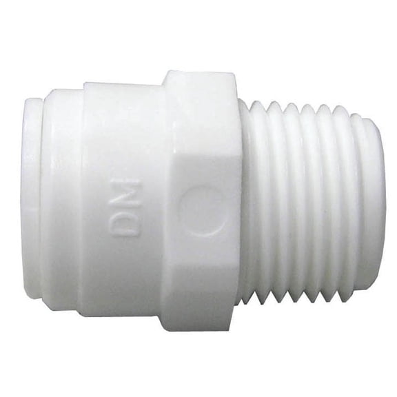 Watts 17103029 Aqualock PL-3029 Male Adapter Push-Fit Tube to Pipe, 3/8-Inch, Plastic
