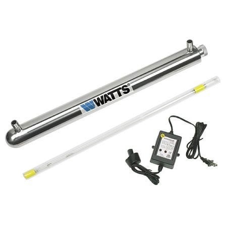 WATTS (WUV2-110) 2 GPM UV Disinfection System SS 1/2 IN MPT 110V