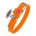 thumbnail image 1 of WAUDOG Glamour Plus Soft Leather Dog Collar | Dog Collars for Small Medium Large Dogs, Lightweight & Soft Padded Leather Collar with Beautiful Colors | Handmade with Real Genuine Leather - Orange, 1 of 52