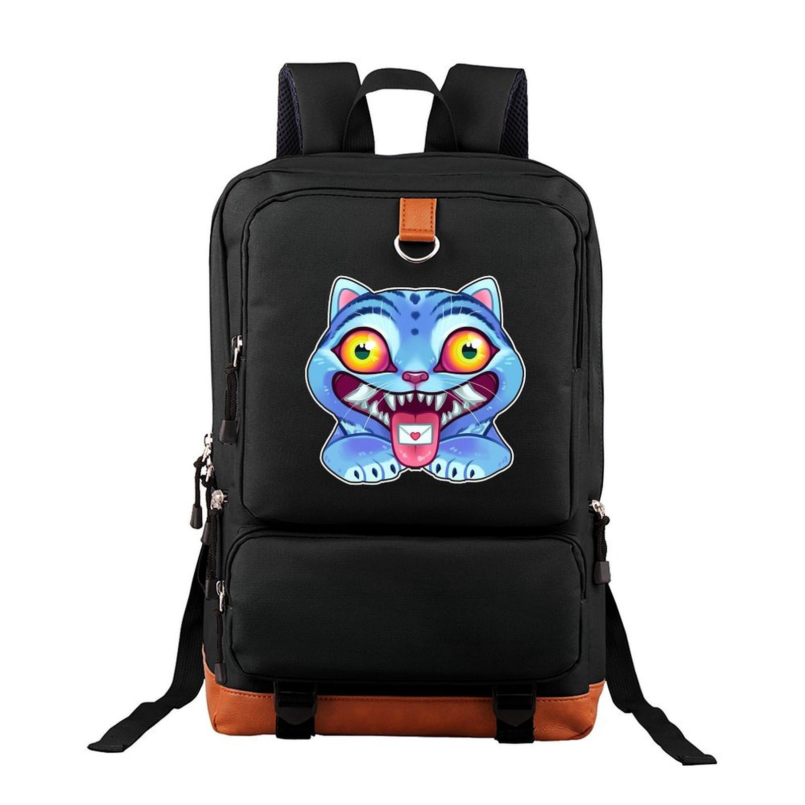 Mini Derpy Backpack WAUOEMY Women Cute Demon Hunters Derpy Tiger Anime Backpack 2D Printed ...