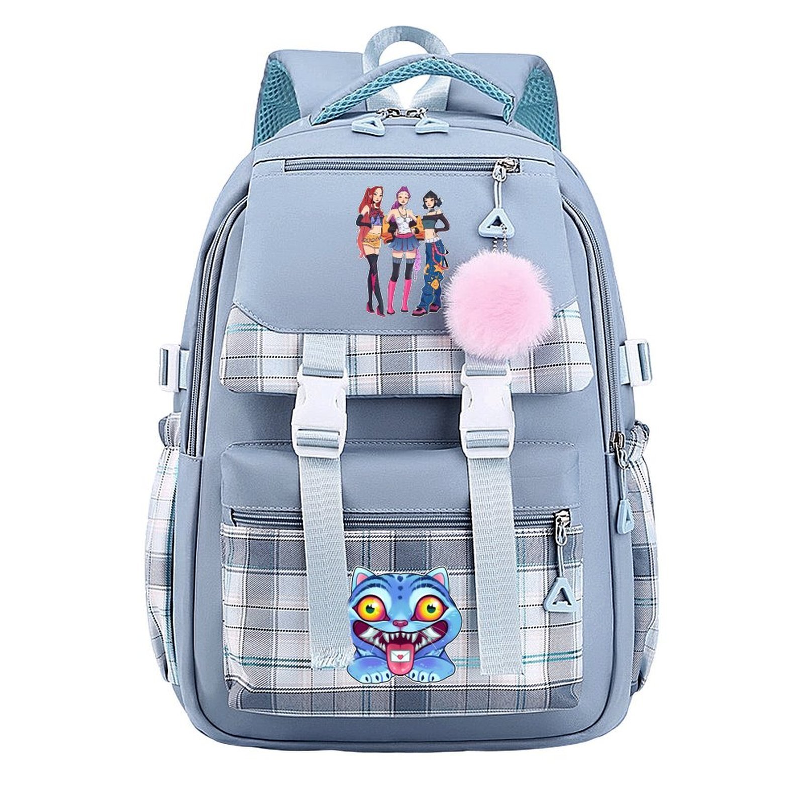 Mini Derpy Backpack WAUOEMY Women Cute Demon Hunters Derpy Tiger Rumi Mira Zoey Demon ...