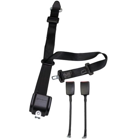 WAV Automatic 3 Point Belt with Height Adjuster & Two Flexible Buckles | H350233