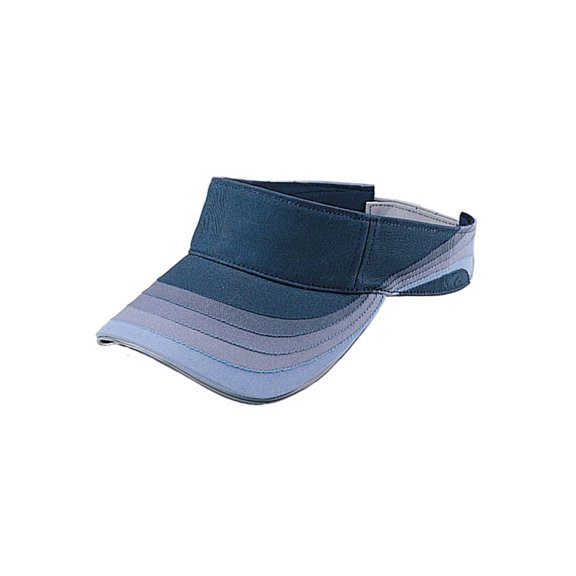 WAVE COTTON VISOR SHADING-OFF PRINT, Navy