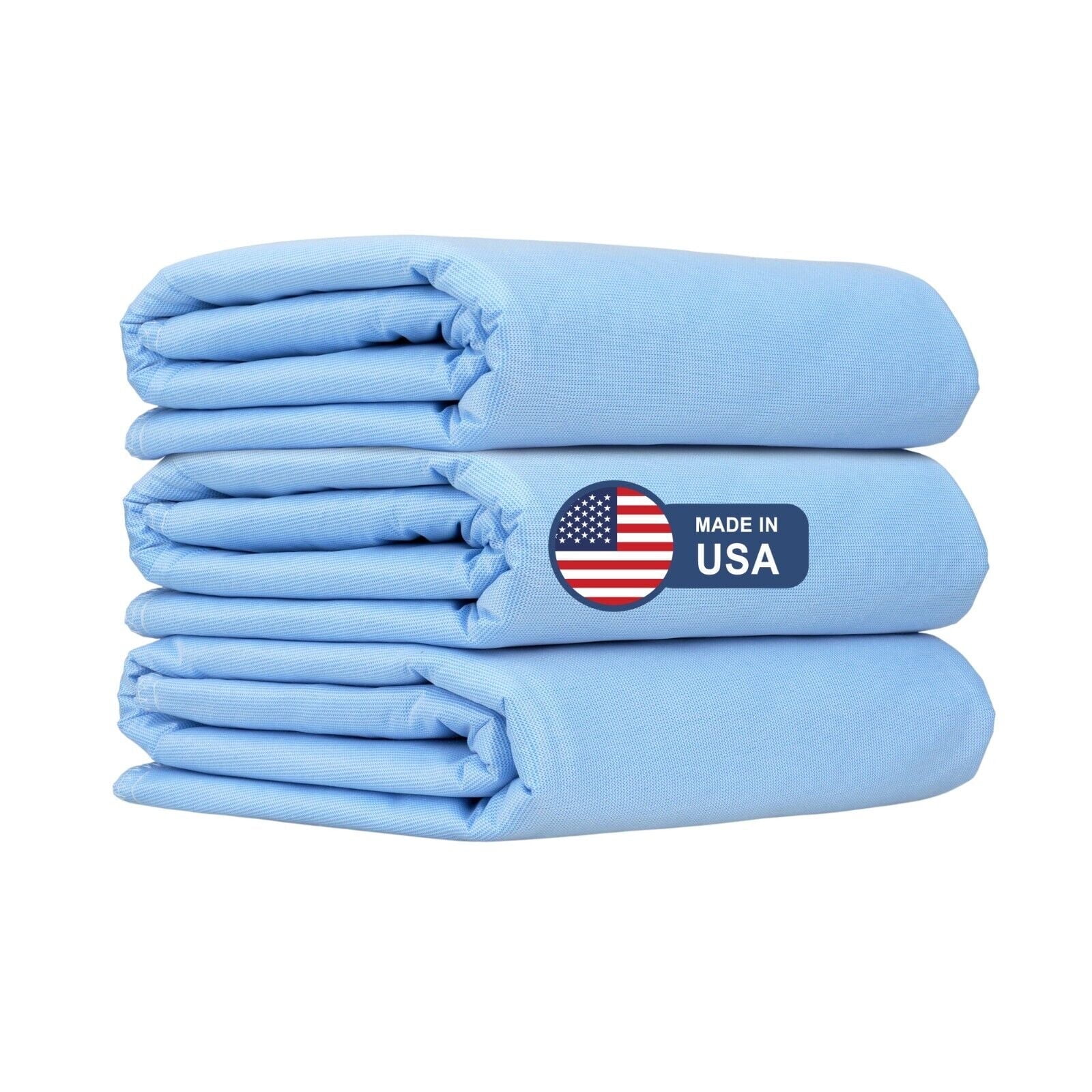WAVE Extra Large XL 36" x 54" Reusable Washable Underpads - Pack of 3, For Use as Incontinence Bed Pads, Reusable Pet Pads, Great for Dogs, Cats, and Bunny, Made in The US