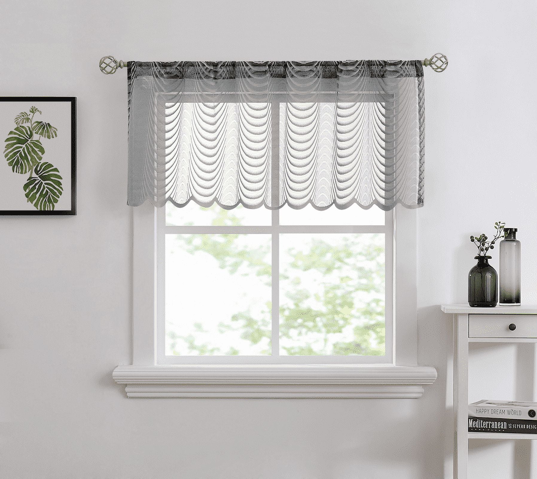 Voile valance deals
