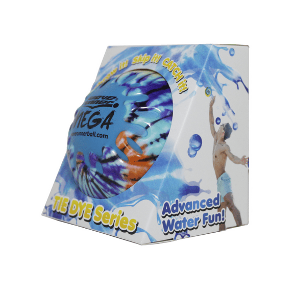 WAVE RUNNER MEGA TIE DYE SERIES WATER SKIPPING BALLS , #1 WATER SKIPPING BALL / 1 PC