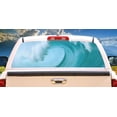 thumbnail image 1 of WAVE Rear Window Graphicsurfer waves truck surf view thru vinyl, 1 of 3