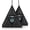 BLACK, variant on WAVESRX PWC Fender Bumper for Safe Jet Ski Docking | Foldable Easy-to-Store Marine Bumpers Offer Ultimate Protection from Dock Rash and Scratches | Adjustable Length Bungee Cord + Hook & Safety Latch