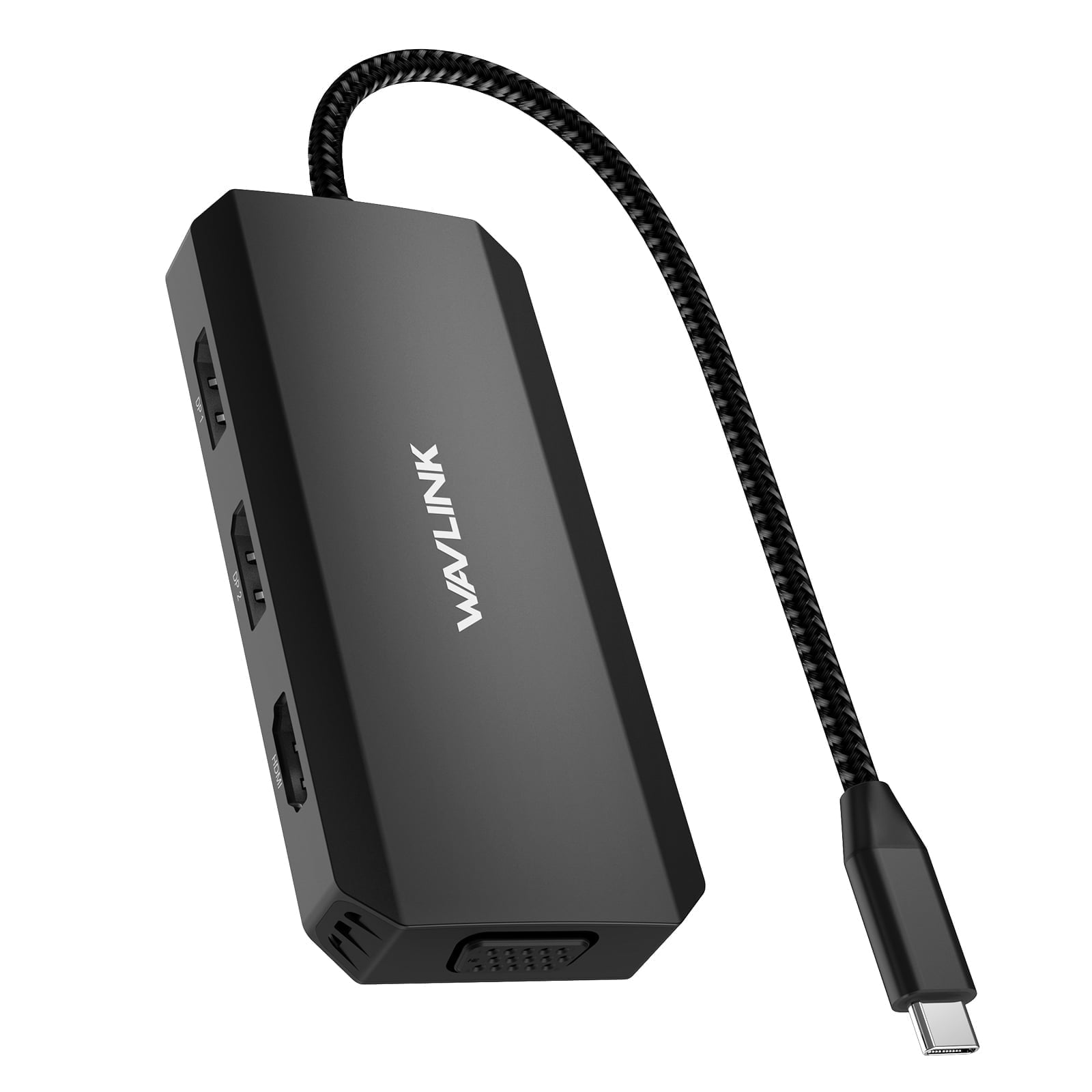 WAVLINK 7-IN-1 USB Dock Station, USB Adapter with HDMI/DP/VGA for Dell/HP/Lenovo Laptop Dock