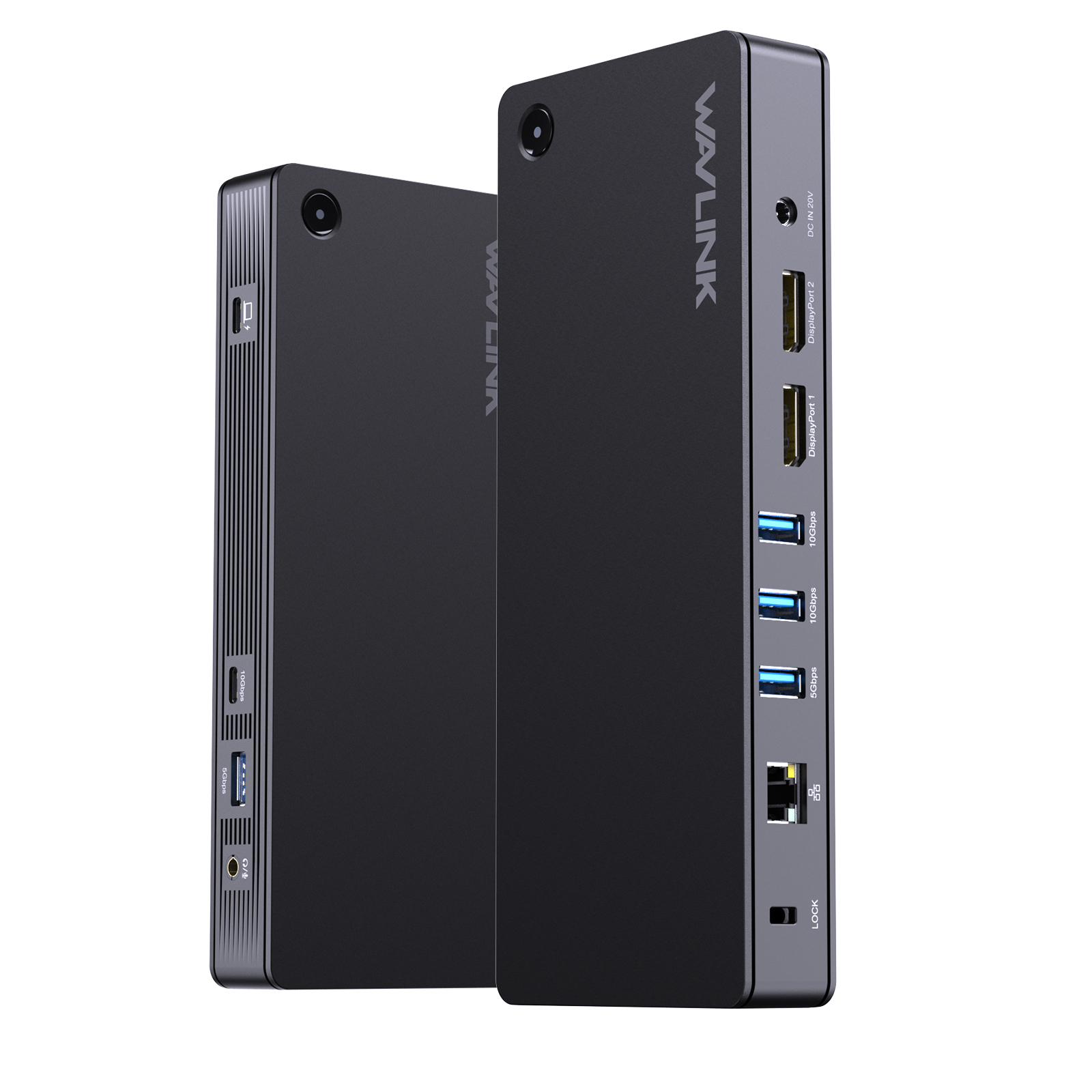 WAVLINK Dock Station, 11-IN-1 USB Dock with 8K DisplayPort, 130W charge, 10Gbps USB, Gigabit RJ45