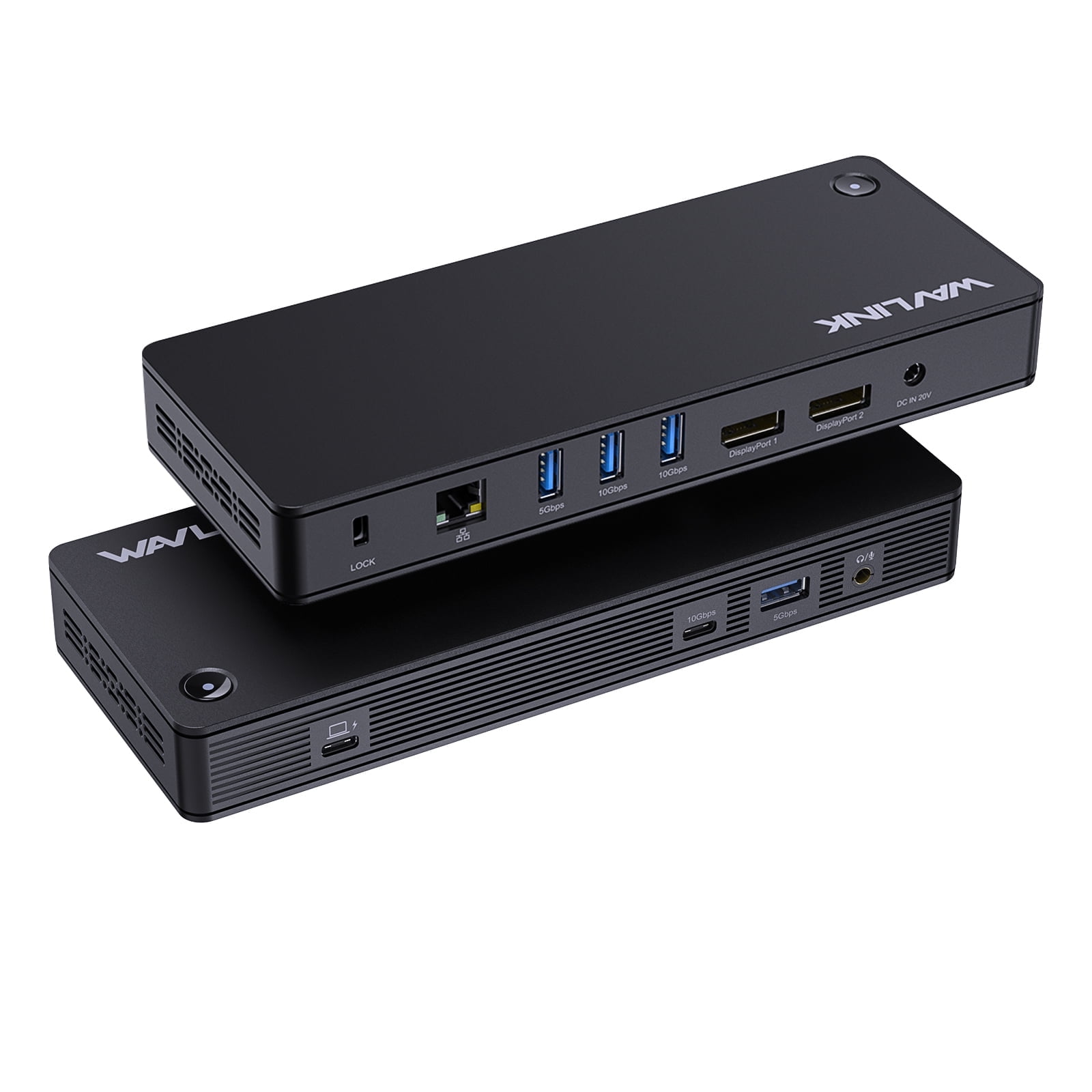 WAVLINK Dock Station, 11-IN-1 USB Dock with 8K DisplayPort, 130W