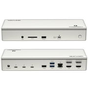 WAVLINK Thunderbolt 4 Quad Display Dock (15-in-1), WAVLINK 40Gbps Docking Station with 98W Laptop Charging, Single 8K@30Hz Quad 4K@60Hz, 2.5G RJ45, SD V4.0, 10Gbps USB3.1 for MacBook Pro/Air and More