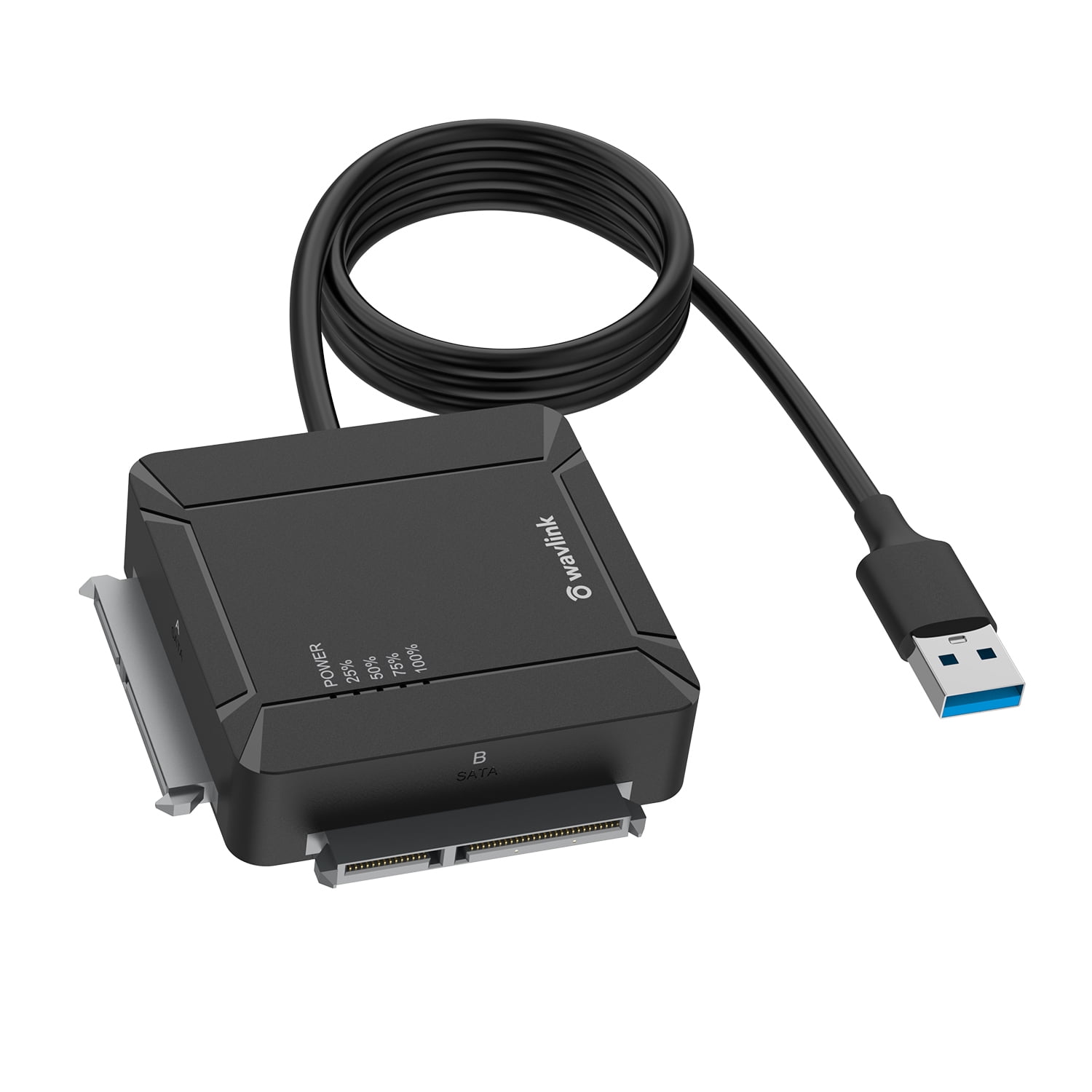 WAVLINK USB to Dual Bay SATA Adapter, External SATA