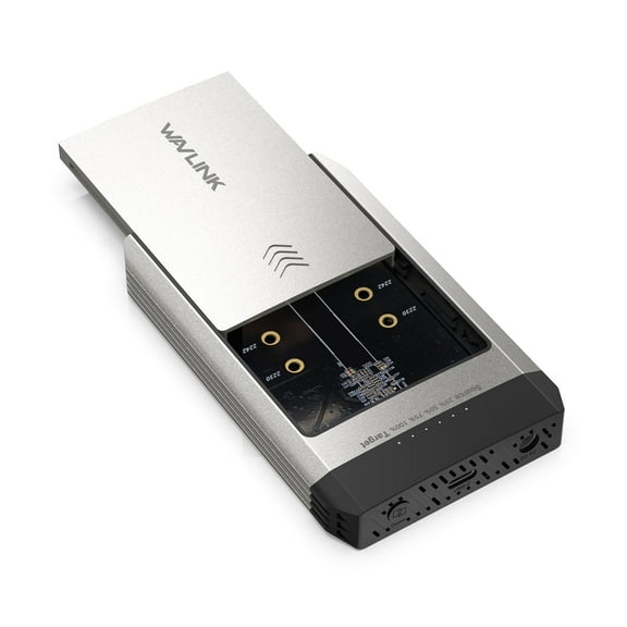 WAVLINK USB Hard Drives, 20Gbps 8TB Drives Enclosure SSD Duplicator, Compatible with NVMe and AHCI