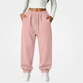 thumbnail image 1 of WAVSUF Boys Jogger Pants Straight Leg with Pockets Elastic Waist Fall Casual Daily Sweatpants Pink Size 14, 1 of 9