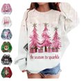 thumbnail image 1 of WAVSUF Girls Fleece Christmas Sweatshirt Crew Neck Long Sleeve Soft Comfort Fall Winter Warm Party Pullover 5, 1 of 4