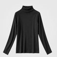 thumbnail image 1 of WAVSUF Girls Mock Turtleneck Undershirt, Soft Comfort Long Sleeve Knitted Soft Winter Warm Casual Daily Top 4, 1 of 6