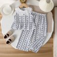 thumbnail image 1 of WAVSUF Girls Outfit Sets Sleeveless Tank Tops and Long Pants Spring and Summer Kids Casual Trendy Cute Clothes 2 Piece Blue Size 8, 1 of 9