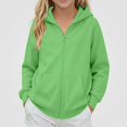 thumbnail image 1 of WAVSUF Kids Girls Hooded Sweatshirt with Pockets Soft Comfortable Zipper Fleece Winter Active Pullover 7-8, 1 of 9