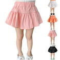 thumbnail image 1 of WAVSUF Kids Girls Pleated Skirt Elastic Waist Classic Fit Soft Touch Summer Casual Flared Skirt Pink Size 11, 1 of 6