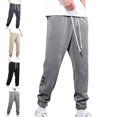 thumbnail image 1 of WAVSUF Men's Athletic Fleece Joggers, Straight Leg with Pockets Elastic Waist Warm Winter Daily Comfort Trousers Size M-5XL, 1 of 5