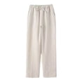 thumbnail image 1 of WAVSUF Multiple Pockets Cargo Pant for Mens Regular Fit Long Pants Casual Loose Drawstring Elasticity Pants Khaki Size XL, 1 of 3