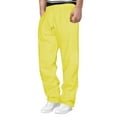 thumbnail image 1 of Wavsuf Mens Sweatpants Lightweight Jogger for Men Motion Casual Long Pants Yellow Size M, 1 of 5