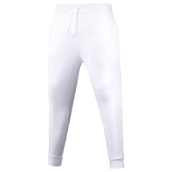 Wavsuf Mens Sweatpants Lightweight Jogger for Men Casual Tight Long Pants White Size 2XL