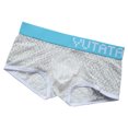 thumbnail image 1 of WAVSUF Summer Boxer Briefs Mens Solid Color Comfort Underpants Ventilation Briefs White Size S, 1 of 8