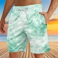 thumbnail image 1 of WAVSUF Summer Drawstring Shorts for Mens Elasticity Short Pants Tie Dyeing Multicolor Size L, 1 of 4