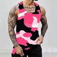 thumbnail image 1 of WAVSUF Summer Men Quick Dry Undershirts Tank Muscle Gym Vest for Mens Sports Tank Tops Printed Sleeveles Pullover Camouflage Size 3XL, 1 of 5