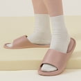 thumbnail image 1 of WAVSUF Women's Platform Slippers, Soft Breathable Quick Drying Waterproof Indoor Bathroom Shower Shoes Pink 6.5-7, 1 of 9