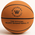 thumbnail image 1 of WAWAWEWA The Official Silent Basketball Size 7 (29.5\") – Indoor Basketball for Quiet Dribbling – Grooved Airless Indoor Training PU Foam Basket Ball – Real Feel Silent Play for All Ages, 1 of 6