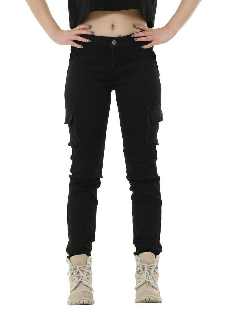 【極美品】LLERU BLACK WAX CARGO DENIM Vicious - STACKED WAXED ZIP 3D Utility DENIM Black - VC423