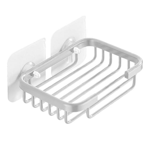 WAXCMXYH 1pc Wall Mounted Aluminum Soap Rack Soap Storage Rack Multipurpose D5P8