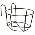 thumbnail image 1 of WAXIAYU 1 Pc Railing Flowerpot Bracket Exquisite Planter Pot Holder (Dark Brown), 1 of 8
