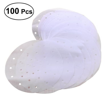 WAXIAYU 100pcs Parchment Paper Sheets for Steaming Dumplings 9inch