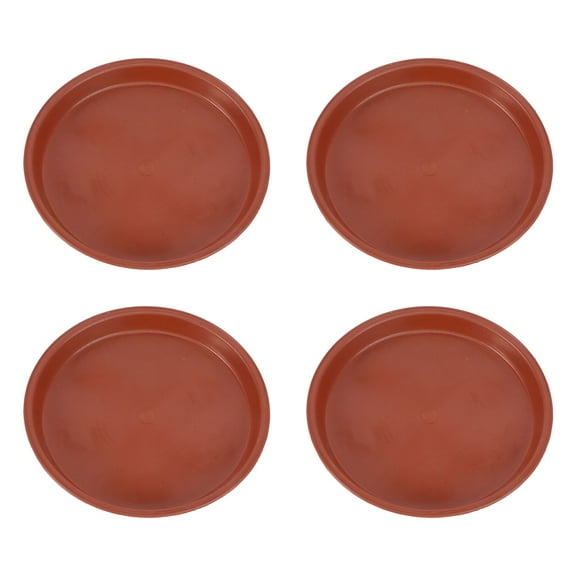 WAXIAYU 10pcs Flower Pot Trays Saucers Planter Tray Round Flower Pot Drip Pans Plates Trays Dishes Red. 5cm