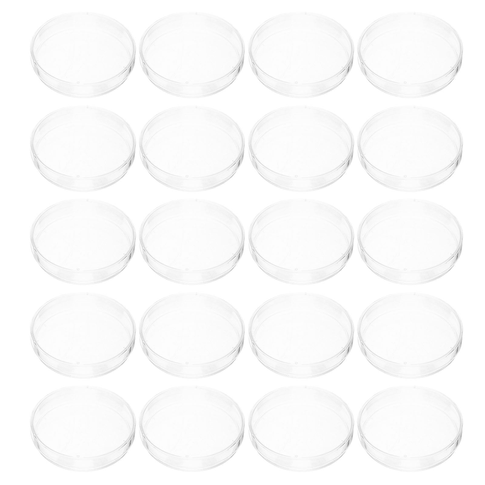 WAXIAYU 20 Plastic Petri Dishes Tryptic Soy Agar with Lids 70MM