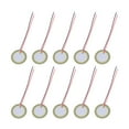 WAXIAYU 20mm Piezo Disc Diaphragm 10pcs Microphone Pickup Transducer